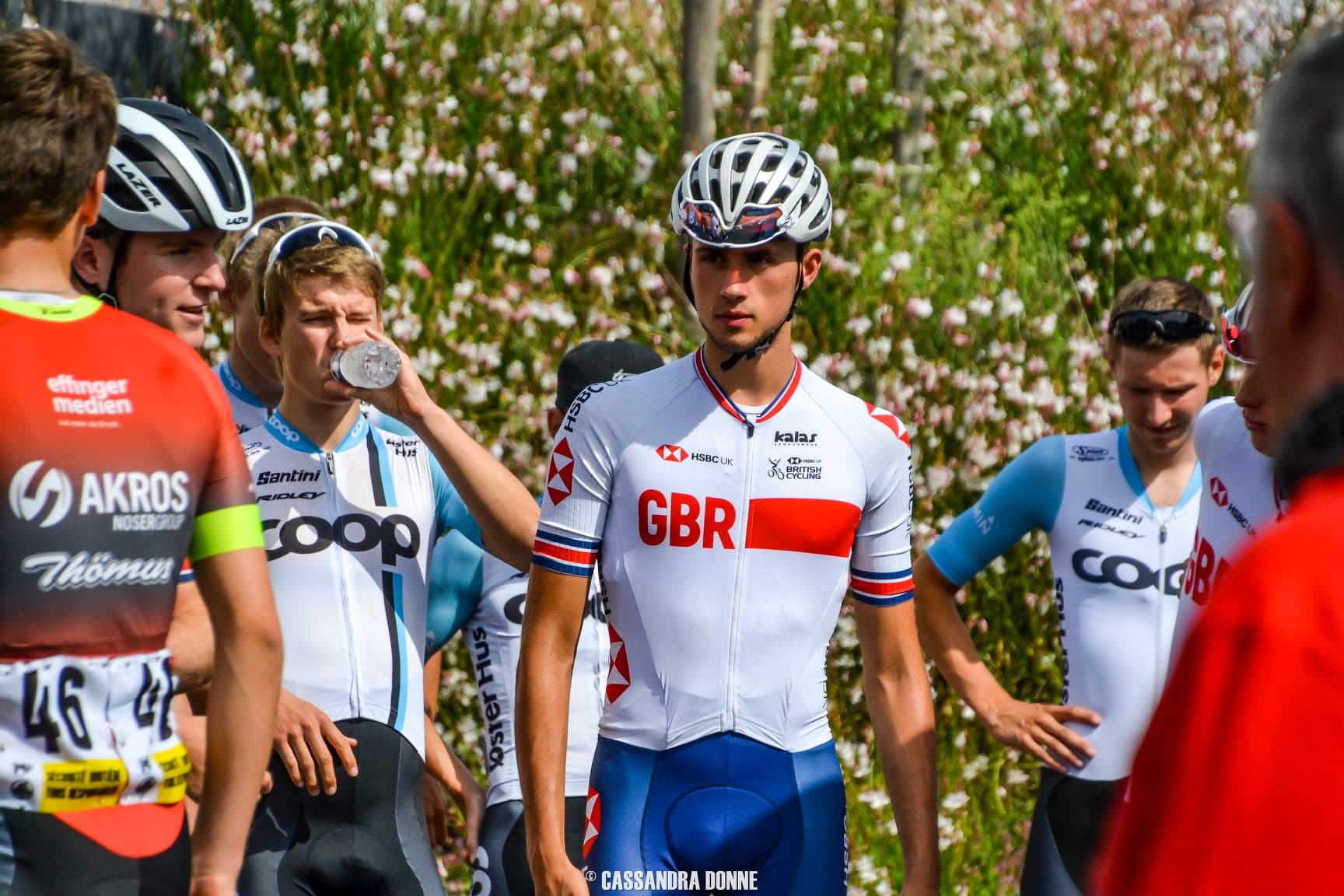 Ethan Vernon avec NSN Cycling Team avant le Giro d’Italia