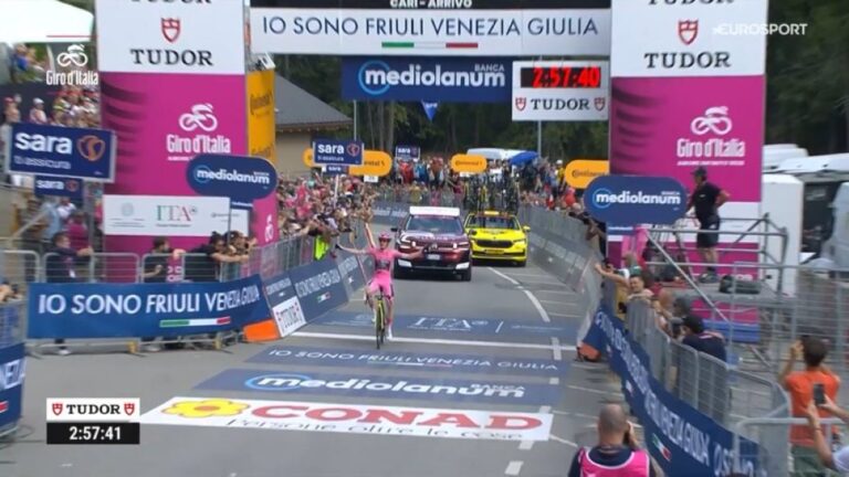 Jonas Vingegaard lors d’une étape du Giro d’Italia