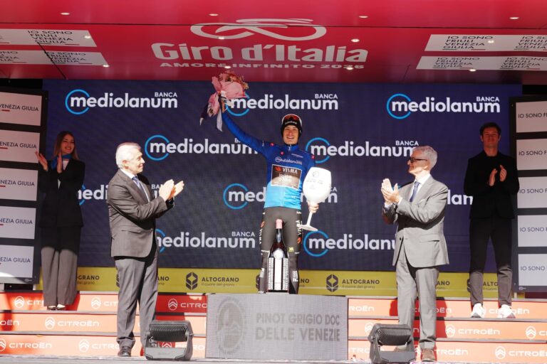 Jonas Vingegaard lors d’une étape du Giro d’Italia.