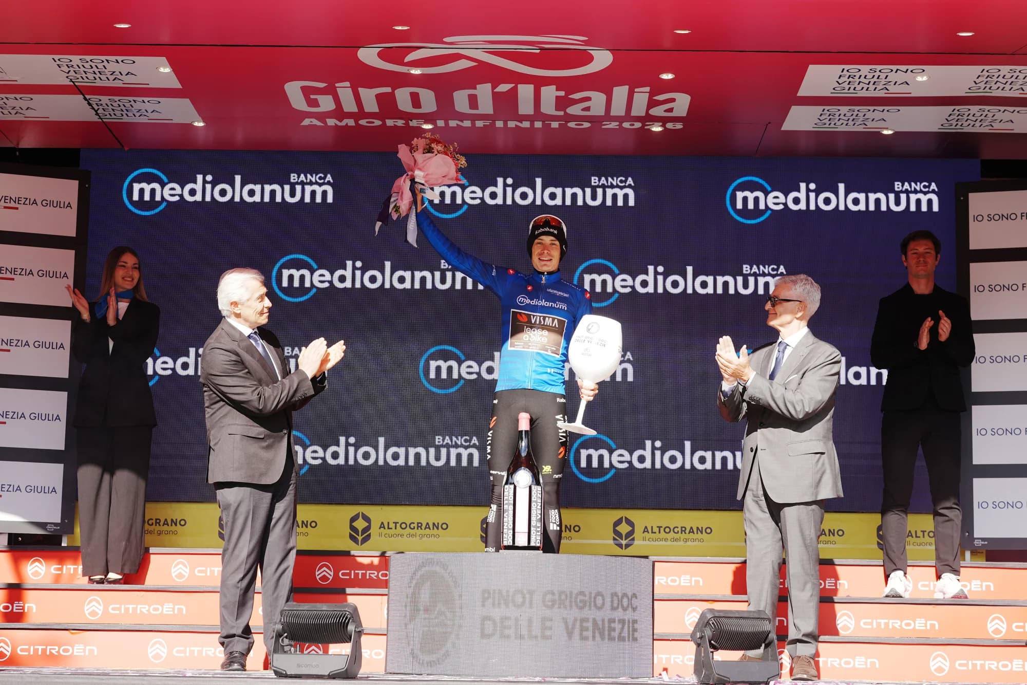 Jonas Vingegaard lors d’une étape du Giro d’Italia.