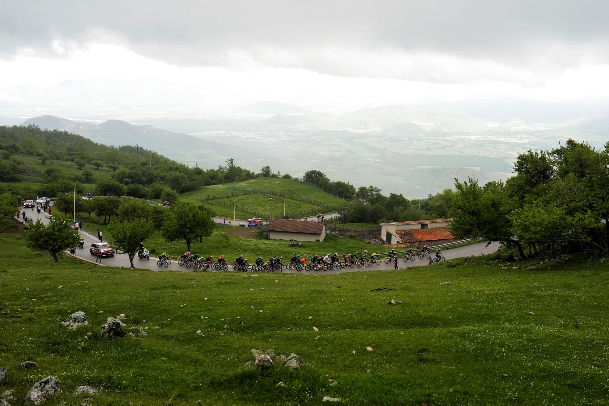 peloton du Giro avant la 6e étape