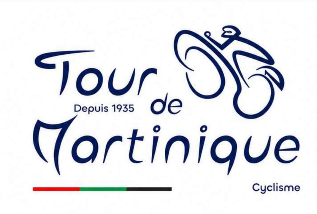 Affiche officielle du Tour de Martinique avec la présentation des étapes de la course