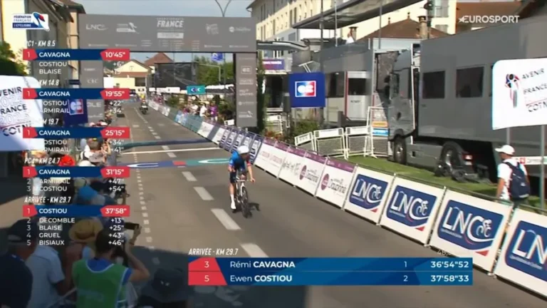 Rémi Cavagna champion de France du contre-la-montre 2026