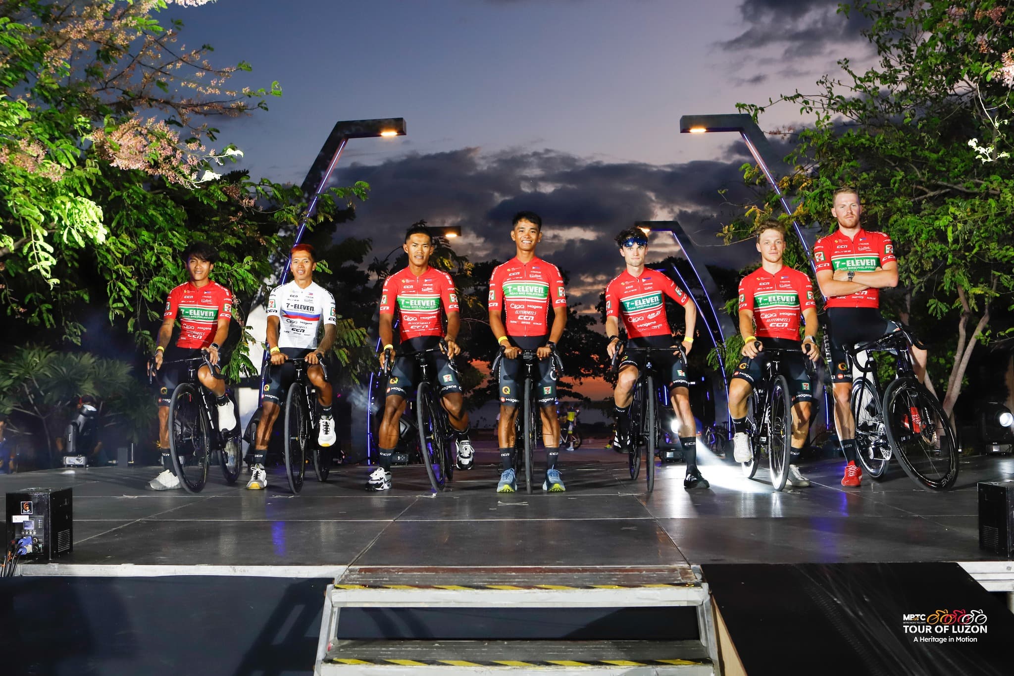 Antoine Huby avant le départ du Tour de Maurice 2026.