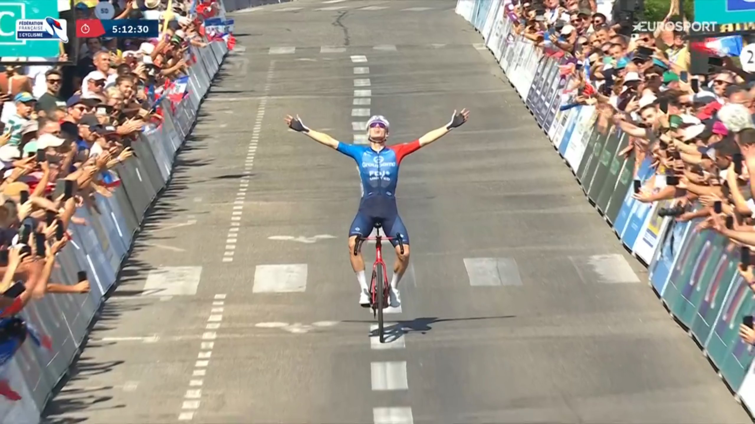 Romain Grégoire champion de France sur route 2026