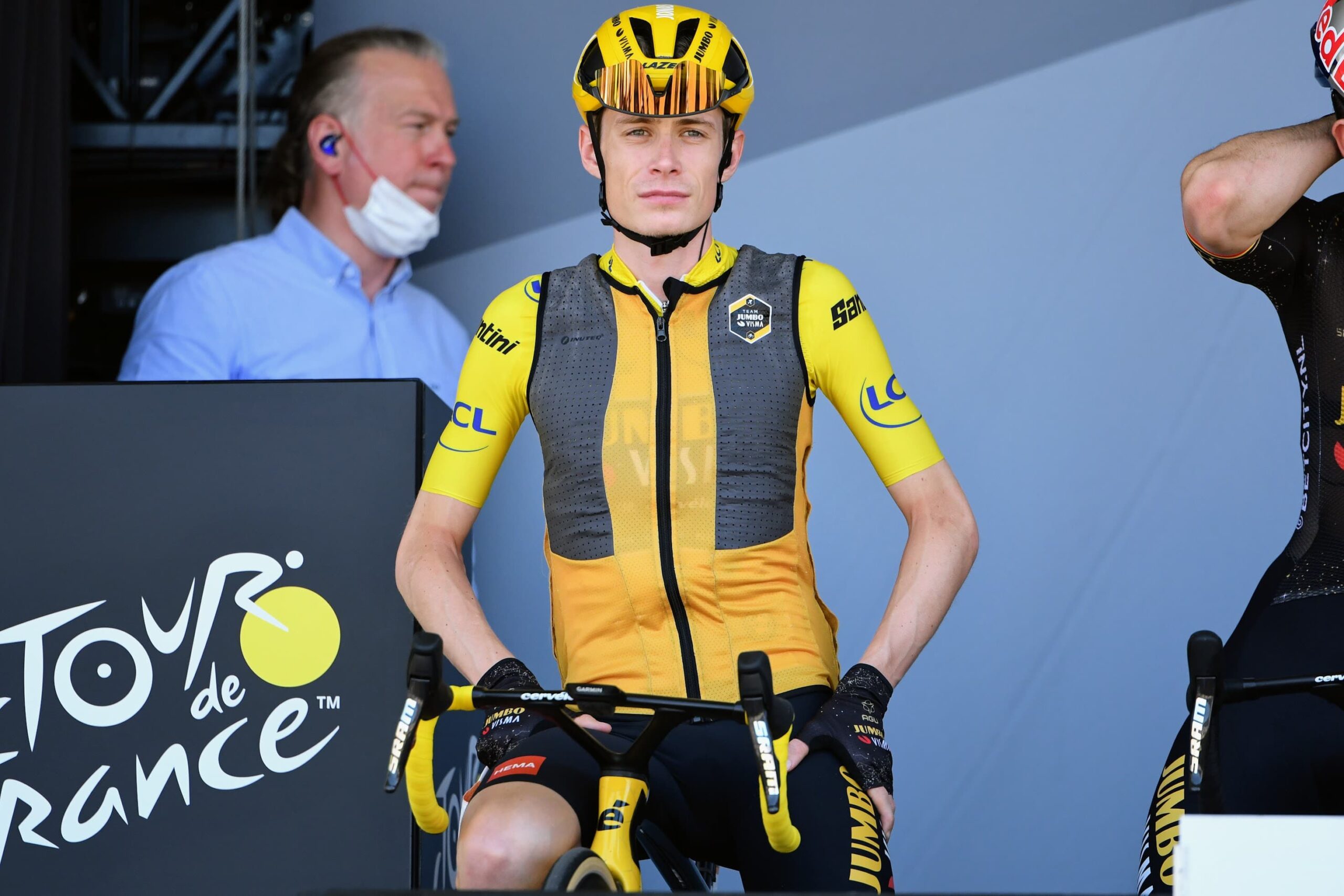 Jonas Vingegaard avec Team Visma Lease a Bike sur le Tour de France