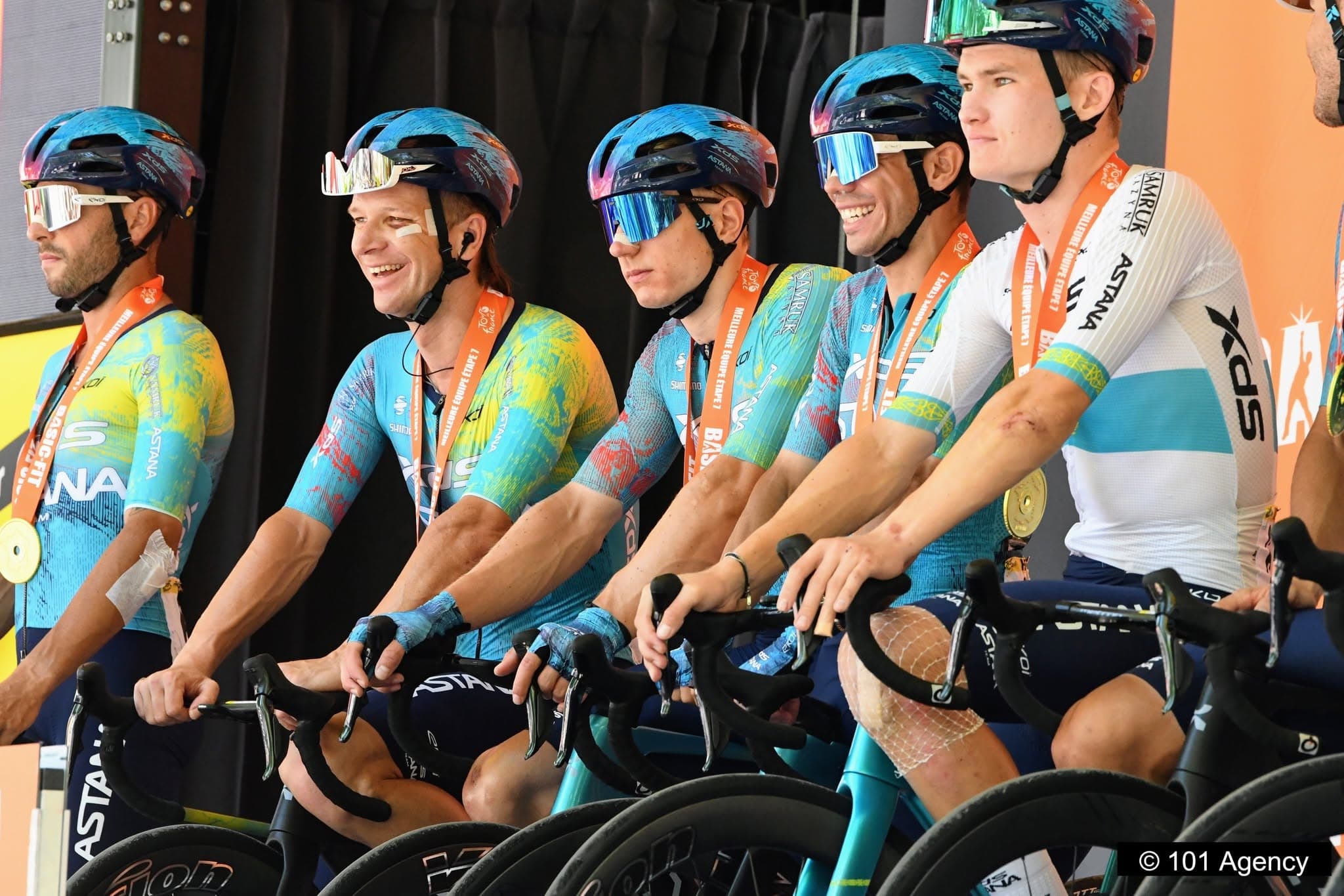Mike Teunissen sous les couleurs de XDS Astana