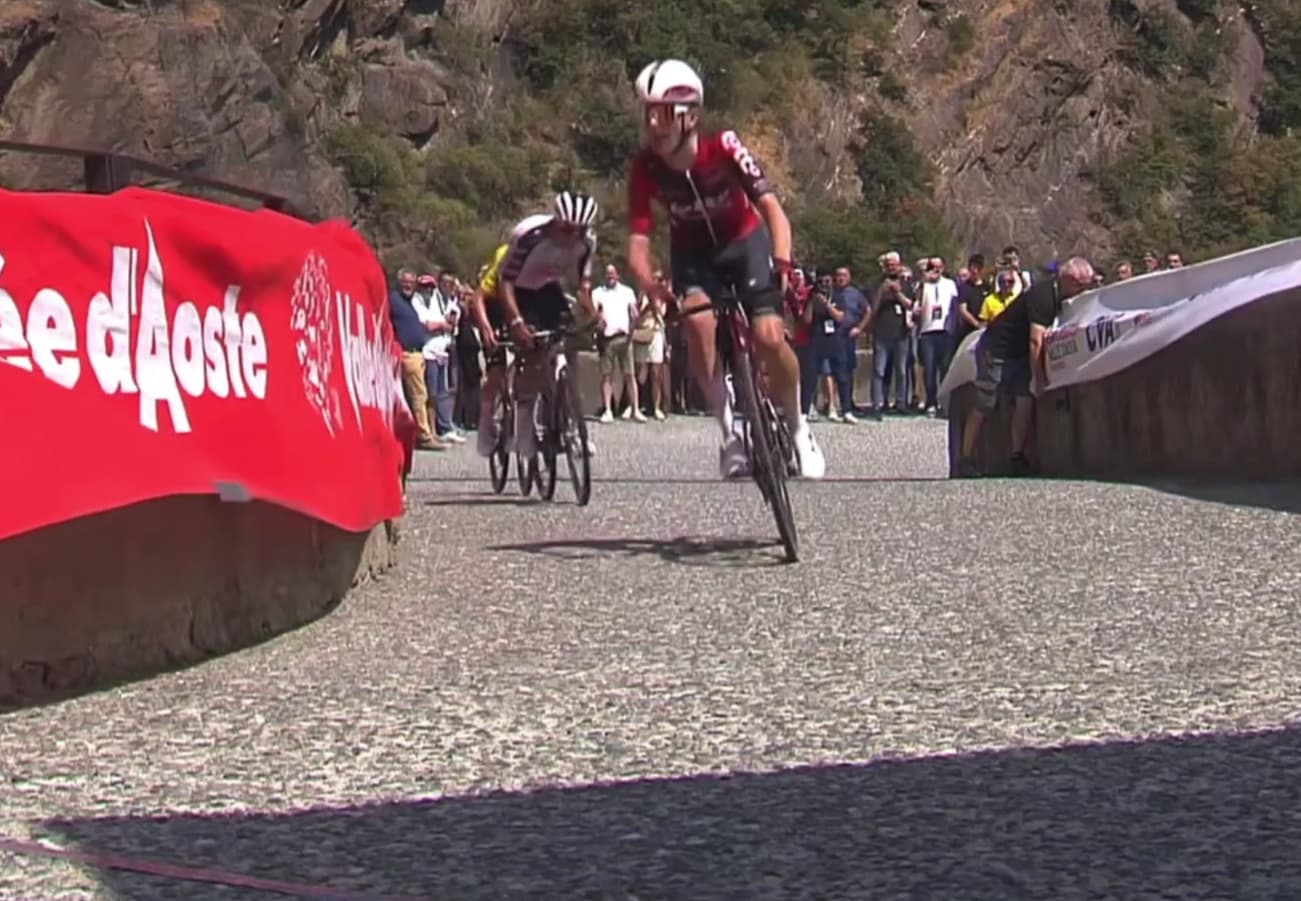 Niels Driesen vainqueur de la 2e étape du Giro Valle d’Aosta 2026