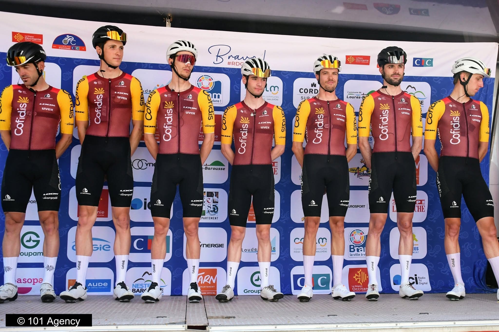 Lorenzo De Longhi, Joseph Brookes et Luis Alberto Lajarin Rojas, les trois stagiaires de Cofidis en 2026