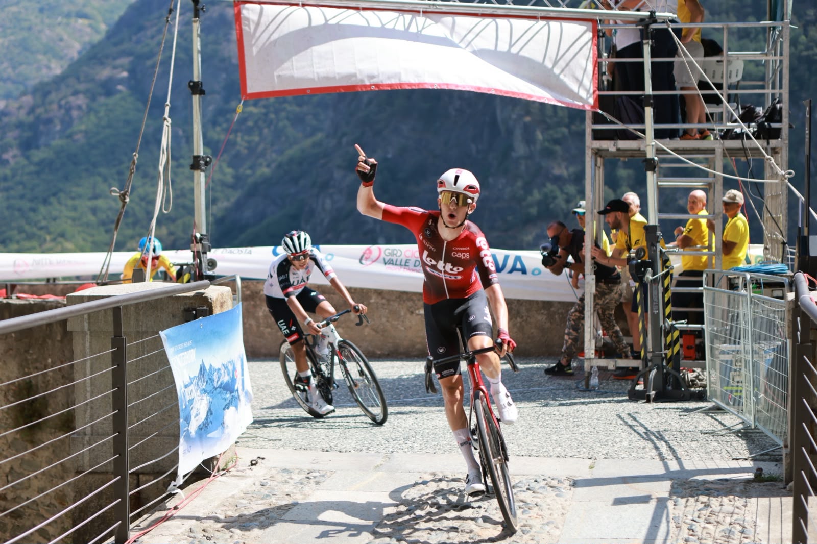 Niels Driesen vainqueur de la 2e étape du Giro Valle d’Aosta 2026
