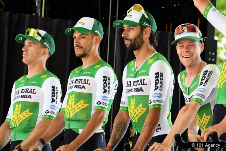 Fernando Gaviria après sa chute sur le Tour de France 2026