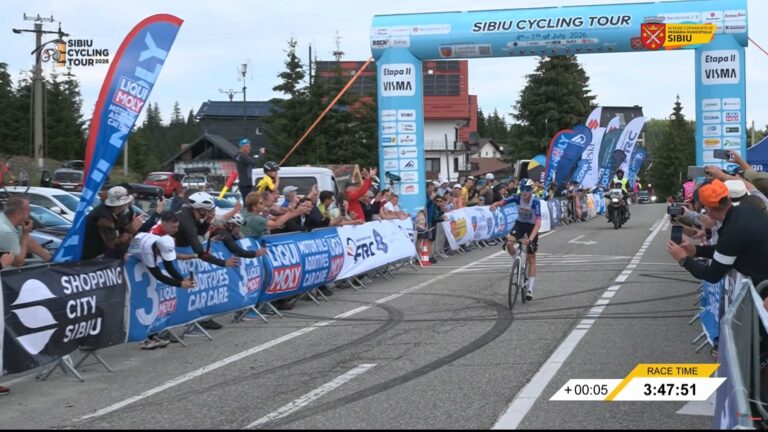 Lorenzo Finn vainqueur de la 3e étape du Sibiu Cycling Tour à Paltinis