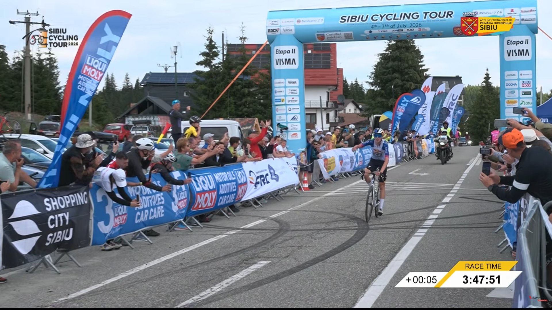 Lorenzo Finn vainqueur de la 3e étape du Sibiu Cycling Tour à Paltinis