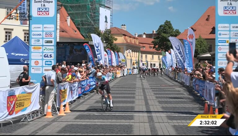 Matias Malmberg vainqueur de la 1re étape du Sibiu Cycling Tour à Sibiu