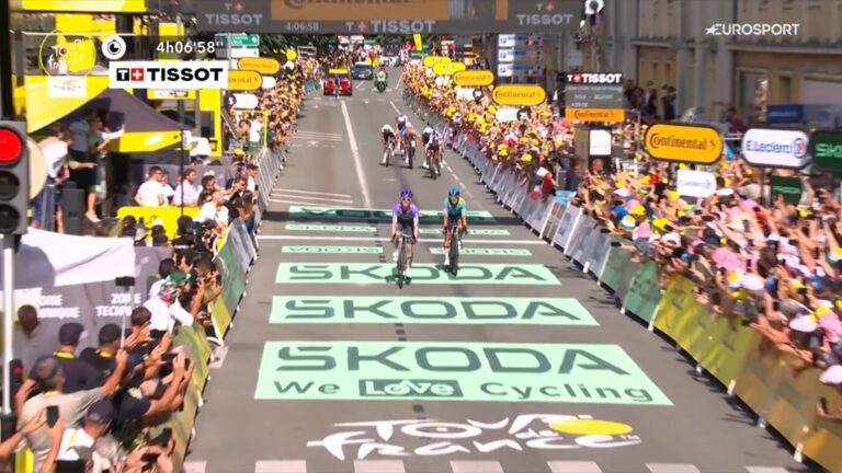 Mauro Schmid vainqueur de la 13e étape du Tour de France 2026 à Belfort