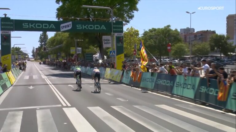 Alex Molenaar lors de la 2e étape du Tour de France