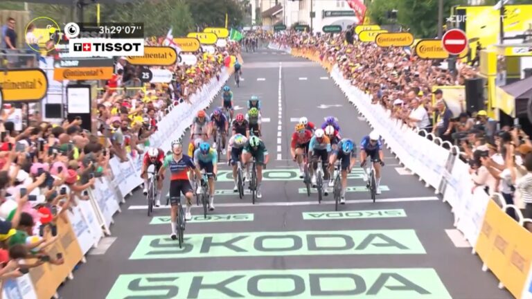 Olav Kooij vainqueur de la 5e étape du Tour de France à Pau