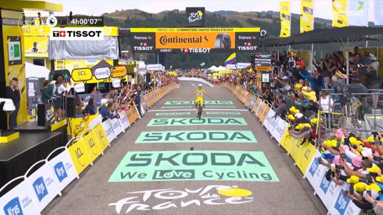 Tadej Pogacar vainqueur au Markstein sur le Tour de France 2026