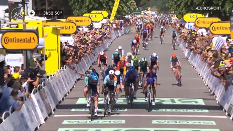 Tim Merlier vainqueur de la 8e étape du Tour de France à Bergerac