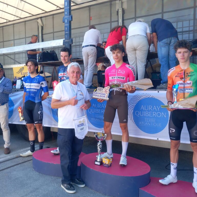 Hans Rullier vainqueur de Manche Océan avec Laval Cyclisme 53