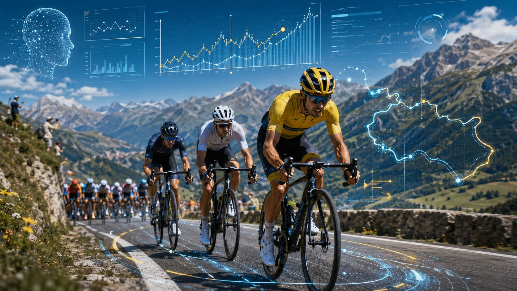 Intelligence artificielle prédisant les vainqueurs d’étapes du Tour de France 2026
